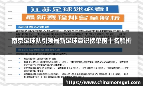 南京足球队引领最新足球意识榜单前十名解析